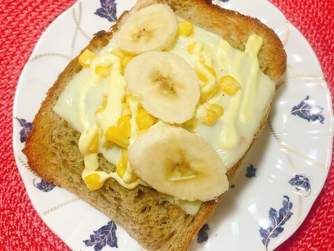 バナナコーントースト